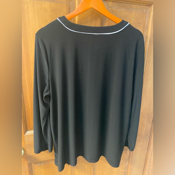Anne Klein women’s black top - Picture 2 of 8